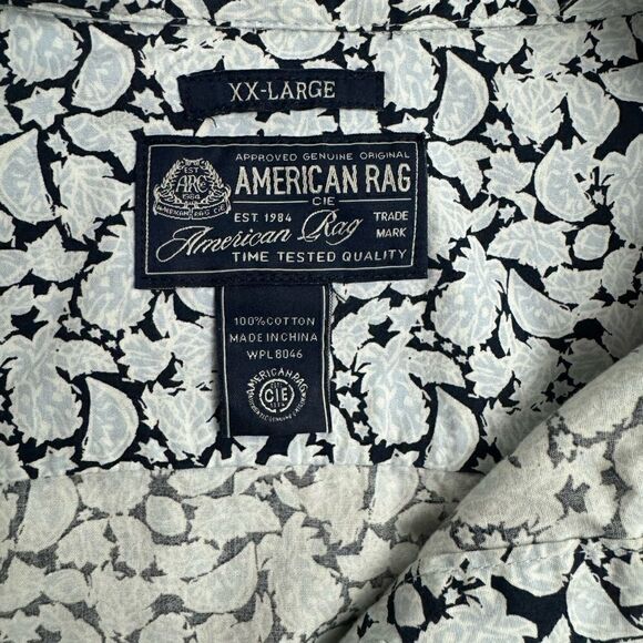 American Rag 1/4 Button Down Shirt Size XXL - Picture 3 of 3